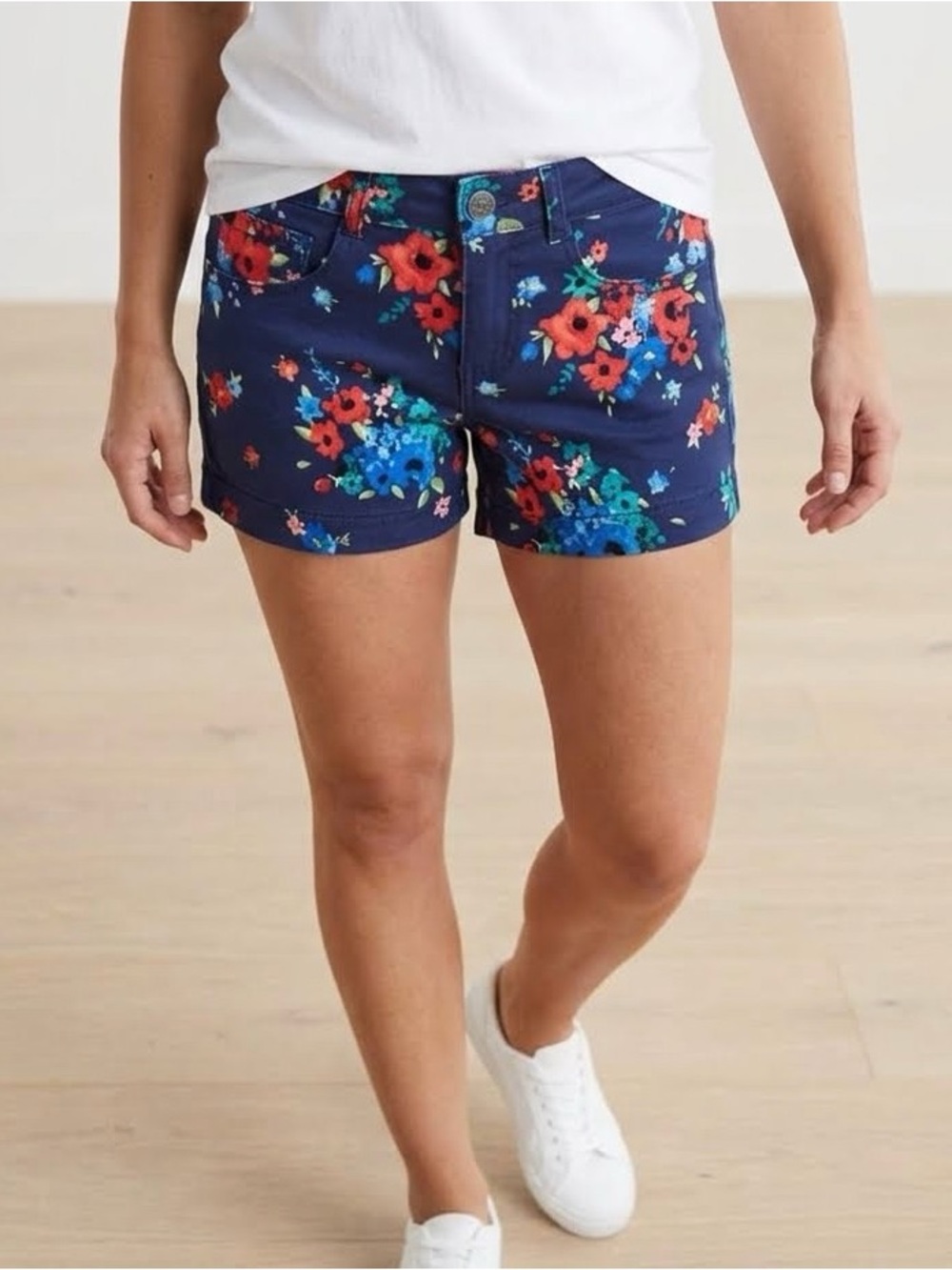 SO floral print shorts